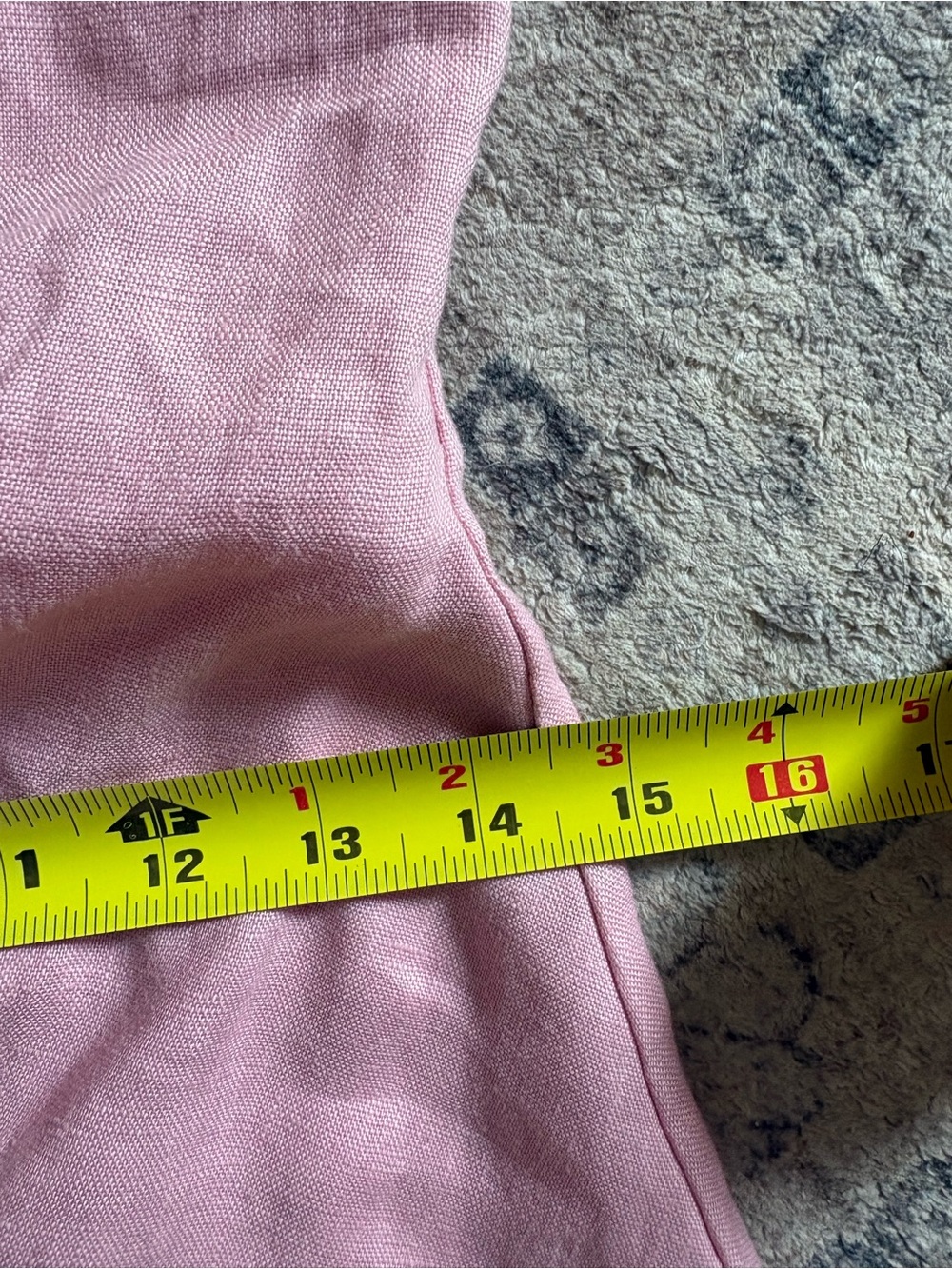 REFORMATION Kerrigan 100% Linen Light Pink Mini Dress size 4 - Picture 12 of 14
